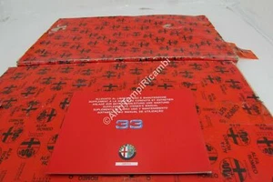 MANUALE ALLEGATO AL LIBRETTO USO E MANUTENZIONE ALFA ROMEO 33 - Picture 1 of 1