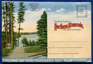 Northern Minnesota North Star State Postkartenmappe PF827 - Bild 1 von 2