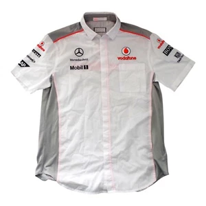 HUGO BOSS Mercedes Mclaren Short Sleeve F1 Team Shirt - Size L - Picture 1 of 12
