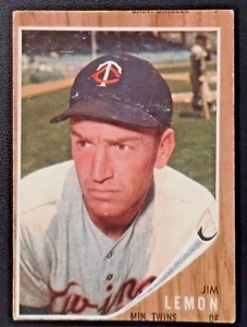 1962 Topps #510 Jim Lemon-Minnasota Twins-G OC  (2) - Picture 1 of 2