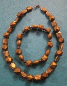 Elegant Boho Beaded Necklace/Bracelet Set 2pc Jewelry Set - Picture 1 of 3