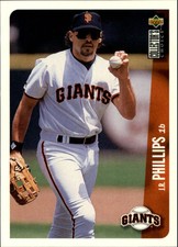 1996 Collector's Choice San Francisco Giants Baseball Card #714 J.R. Phillips