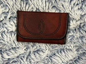 Vintage braune Leder Schlüssel Gard Geldbörse - Geschenk für Männer - Top Zustand Antik - Bild 1 von 11