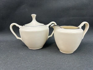 Lenox  Presidential Montclair ~Sugar Bowl w/ Lid and Cream Pitcher~1st Quality - Picture 1 of 7