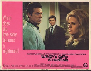 DADDY'S GONE A-HUNTING lobby card poster CAROL WHITE/PAUL BURKE/SCOTT HYLANDS