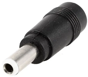2.1MM X 5.5MM DC IN LINE SOCKET TO 2.5MM X 5.5MM DC JACK PLUG ADAPTER CONVERTER - Picture 1 of 5
