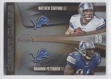 2009 Playoff Contenders Draft Class Brandon Pettigrew Matthew Stafford Rookie RC