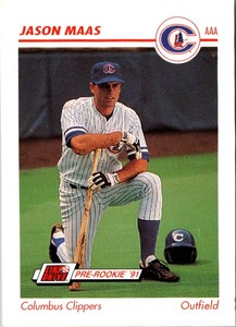 1991 Line Drive AAA Jason Maas #111 Columbus Clippers
