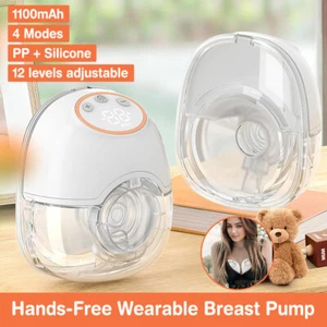 Wearable Hands-free Electric Breast Pump Portable Breast Pump 4 Mode 12 Levels - Picture 1 of 21
