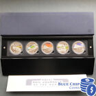 2004 $1 Great Rail Journey Of The World 1oz Pure Silver Proof 5 Coin Set