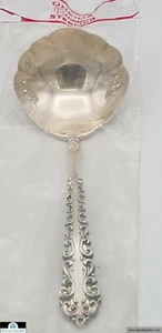 Cuchara gravada Oneida Venetian Scroll plata esterlina 6,5" *NUEVA* - Imagen 1 de 1
