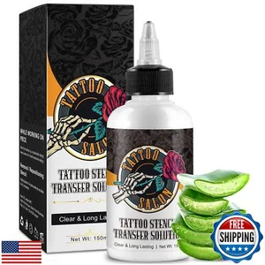 Tattoo Stencil Transfer Gel Solution - Stencil Magic Cream - Tattoo Transfer  - Picture 1 of 5