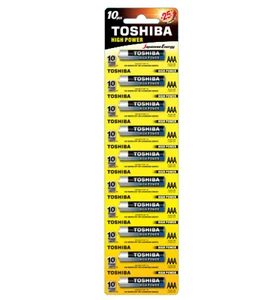Toshiba Size AAA High Power Alkaline Batteries, LR03GCP-BP1X10-CN (10 Pack) - Picture 1 of 2