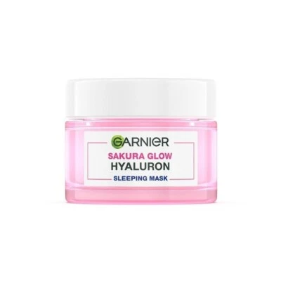 Garnier Sakura Glow Hyaluron Sleeping Mask Night Cream Brightening Skin 50 ml - Image 1 of 4