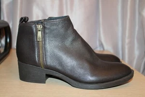 KENNETH COLE New York Levon Brown Ankle Boots Women's US 8 EU 39 EUC - Picture 1 of 12