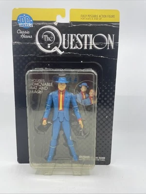 Figura de acción DC Direct Classic Heroes The Question en tarjeta WHI-36 Foto 1 de 4