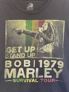 *ORIGINAL* Bob Marley 1979 Survival Tour Camisa Vintage Banda Camiseta XXL - Imagen 1 de 5