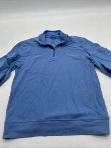 Tommy Bahama Sweater Youth Boy X-Large Blue Collared Zip..#30491 - Picture 1 of 7