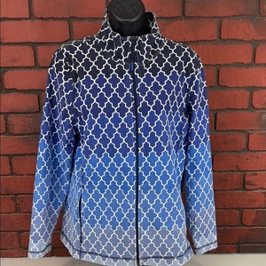 T by Talbots Active Wear Damenjacke mit durchgehendem Reißverschluss – Large Petite - Bild 1 von 8