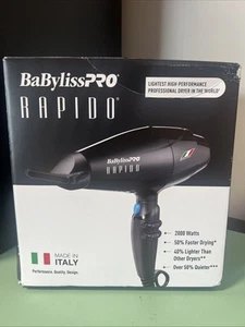 BaBylissPRO Nano Titanium italienischer Rapido Haartrockner - Profi, leicht - Bild 1 von 4