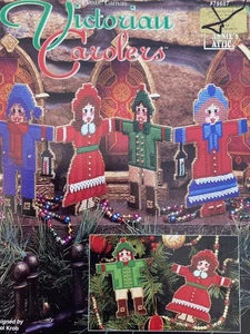 Plastic Canvas Victorian Carolers b Carol Krob Annie's Attic 879607 - Picture 1 of 3