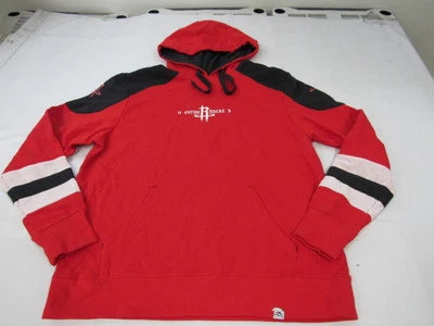 New-Flawed Houston Rockets Mens Size L Large Red Majestic Hoodie - Image 1 of 4