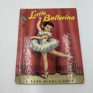 Vintage Little Ballerina by Dorothy Grider 1958 Rand McNally Children's Elf Book - Picture 1 of 13