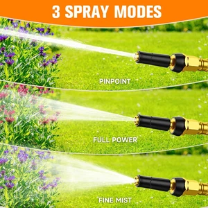 Garden Water Expandable Hose 304 Stainless Steel Heavy Duty Flexible 100 Ft Kink - Picture 1 of 12