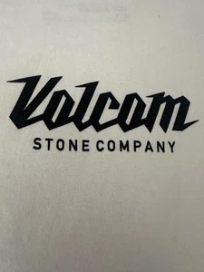 Volcom Shirt Mens XL Ivory Stone Company Graphic Tee Skate Surf Short Sleeve - Picture 1 of 10