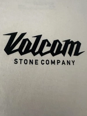Volcom Shirt Mens XL Ivory Stone Company Graphic Tee Skate Surf Short Sleeve - Image 1 of 4