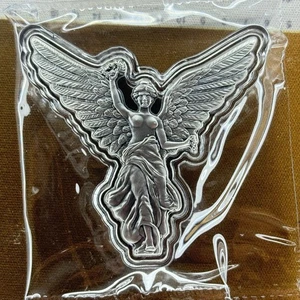 2025 Korea Angel of Independence Antiqued Stacker 1 oz Silver Medal in Capsule - Picture 1 of 5