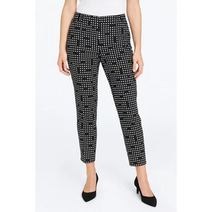 Gap Slim Cropped 6 Stretch Black White Print Cropped Pants - Picture 1 of 7
