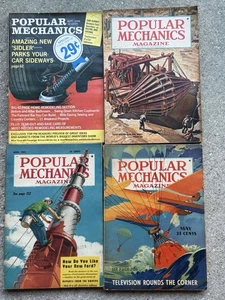 Vintage Popular Mechanics Magazine Lot Of 4 - 1940 - 1966 - Picture 1 of 7