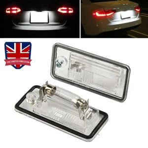 Number Plate Light LAMP LIGHTS LENS AUDI A3 8P AUDI A4 B6 B7 A6 C5 A8 8E0807430A - Picture 1 of 9