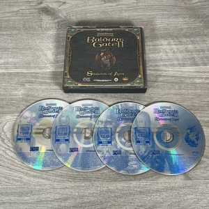 Baldur's Gate 2 II Shadows of Amn Forgotten Realms Juego PC 4 Discos Completo - Imagen 1 de 4