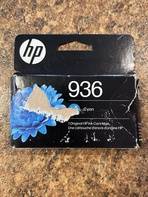 HP 936 Cyan Original Ink Cartridge, 4S6U9LN Oct 2026 New | Opened Box - Image 1 of 3