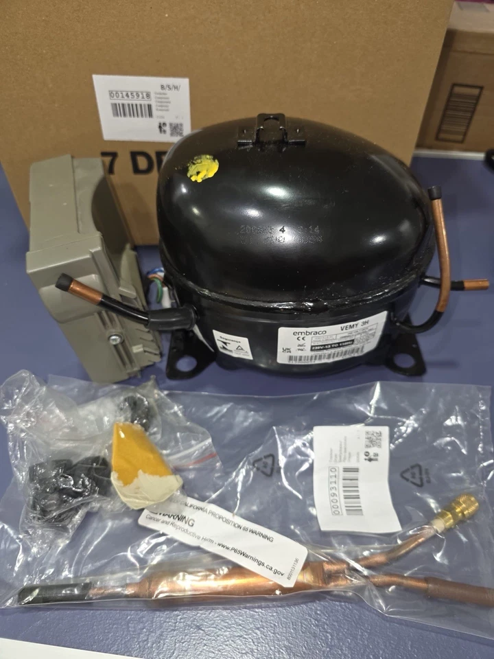 Kit de compressor Embraco genuíno novo em folha - Imagem 1 de 1