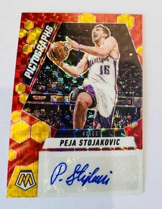 Peja Stojakovic 2024-25 Panini Mosaic Fusion Prizm Autograph Auto - Bild 1 von 1