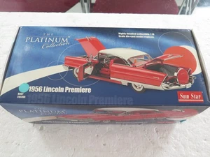 Blechauto 1956 Lincoln Premiere Coupe Sun Star 1:18 Platinum Collection NEU OVP - Bild 1 von 8