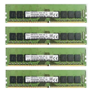 Hynix 128GB 4X32GB DDR4 3200MHz PC4-25600 2RX8 UDIMM Memory Ram HMAA4GU6AJR8N-XN - Picture 1 of 5