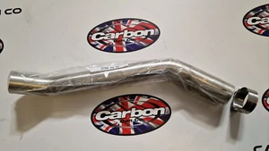 Tubo y abrazadera de escape de acero inoxidable Kawasaki Z750 2004 - 2006 fabricados en el Reino Unido T304 - Imagen 1 de 7