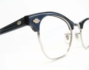 Gafas de sol vintage azules art-craft ojos de gato marco 12K gf excelente - Imagen 1 de 7