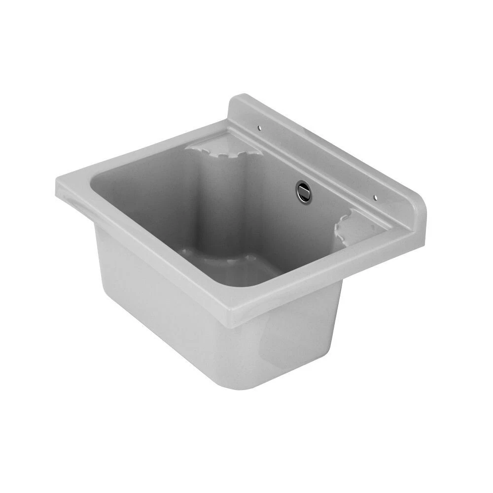 Noah William 61cm Allzweckwaschbecken – Robuste PP-Spüle Für Garage, Garten & Keller