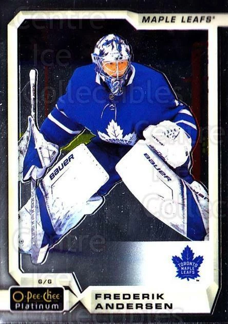 2018-19 O-Pee-Chee Platinum #127 Frederik Andersen - Image 1 of 1