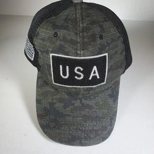 Camo Baseball Cap USA - Bild 1 von 4