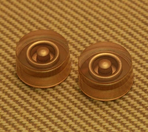 PK-3230-032 (2) Plain Gold Speed Knobs For Gibson® USA & CTS Split Shaft Pots  - Picture 1 of 1