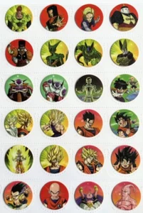 DRAGON BALL Z TAZOS Full Set 40/40 + Wrappers PERU 2021 POGS 100% Original - Picture 1 of 5