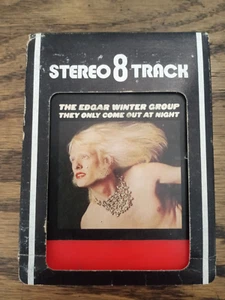Edgar Winter-They Only Come Out At Night-8 Track Tape-Used Rock-Rebuilt Tested - Foto 1 di 4