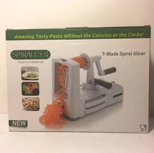 Spiralizer Ultimate 7-Blade Vegetable Slicer Pasta Vegetables Fruits Slicer - Picture 1 of 8