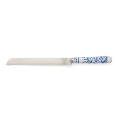 Cuchillo Spode Judaica Jallah, cuchillo de pan dentado de 10 pulgadas para Shabat Foto 1 de 4